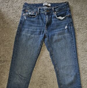 Zara Blue Skinny Jeans Classic Denim Style